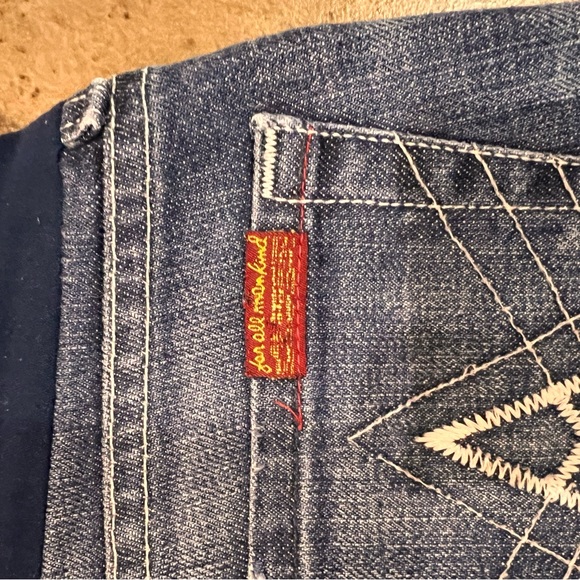 7 for All Mankind Maternity Jeans from a Pea in the Pod collection. - Picture 3 of 7